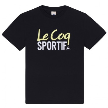 ligne logo abordage tee ss inf black