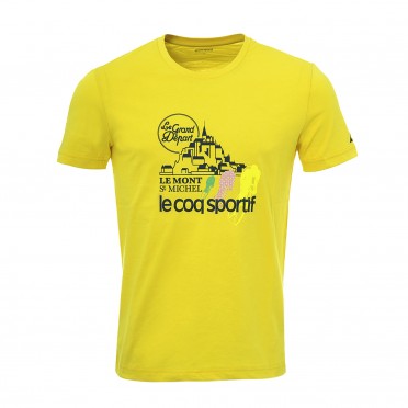 tdf fan n°1 tee ss m original jaune