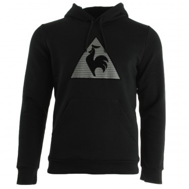 geo jacquard po hood m black