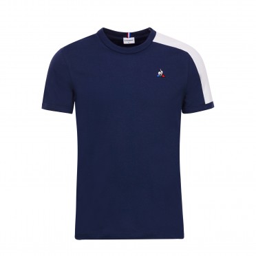 ess tee ss n°8 m dress blues/new optical white