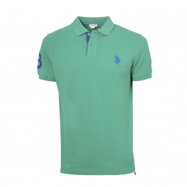 fluo polo lt.green/blue
