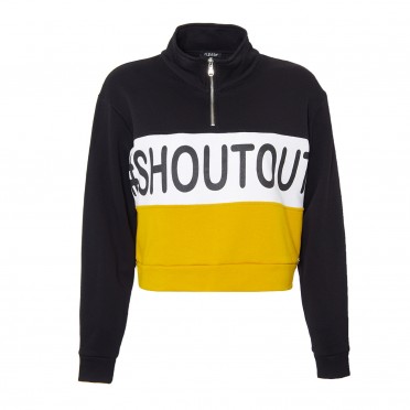 w felpa black yellow