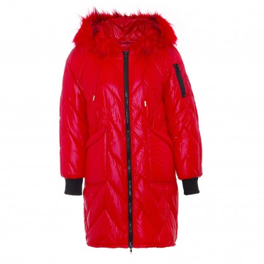 w jacket rosso