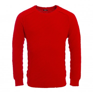 m sweater rosso
