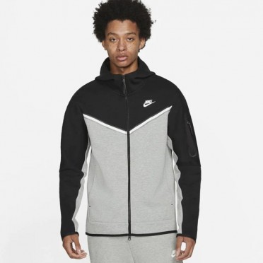 m nsw tch flc hoodie fz wr