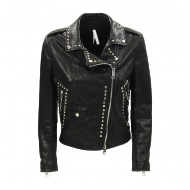w leather jacket