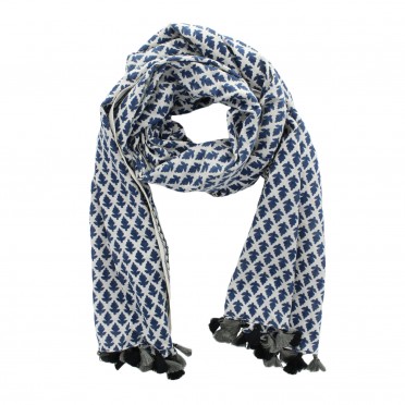 w-sciarpa blue