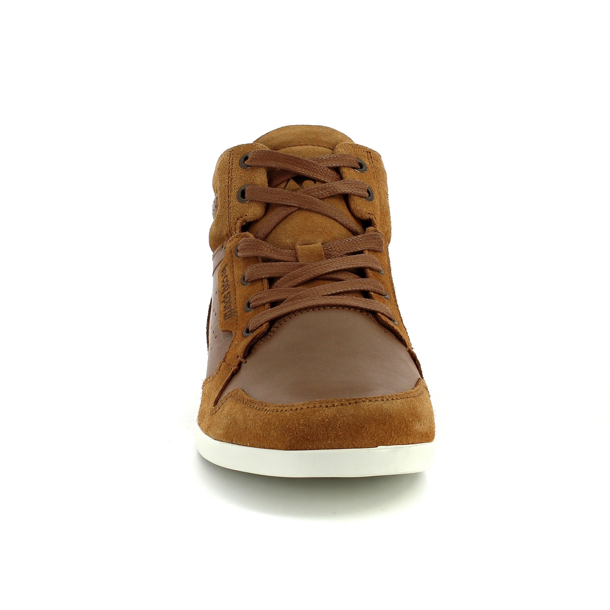 footwear mid le coq sportif bizot chukka lea tan Tempo Stores