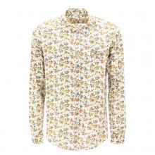 ls shirt white with flowers