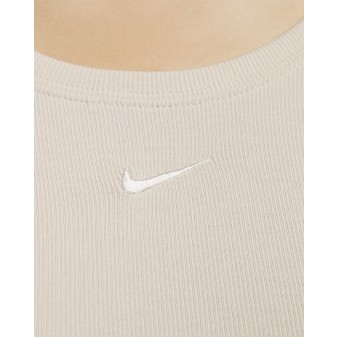 nike sportswear chill knit mini rib top