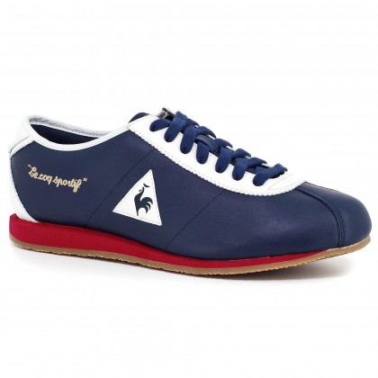sneakers retro running le coq sportif wendon lea dress blue optical white Tempo Stores