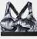 armour mid crossback printed bra