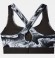 armour mid crossback printed bra