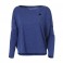 core madolia tee ls w heather cobalt