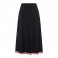w skirt black red