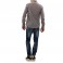 ls shirt dot grey/red