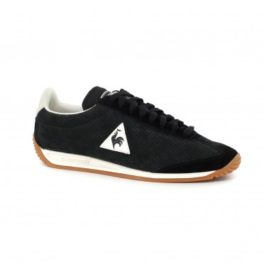 quartz perforated nubuck black/turtle do