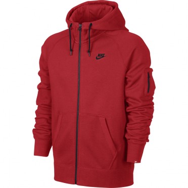 nike aw77 flc fz hoody