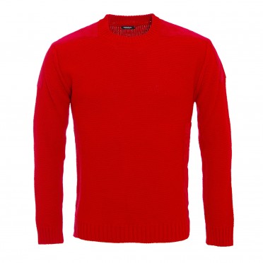 m sweater rosso