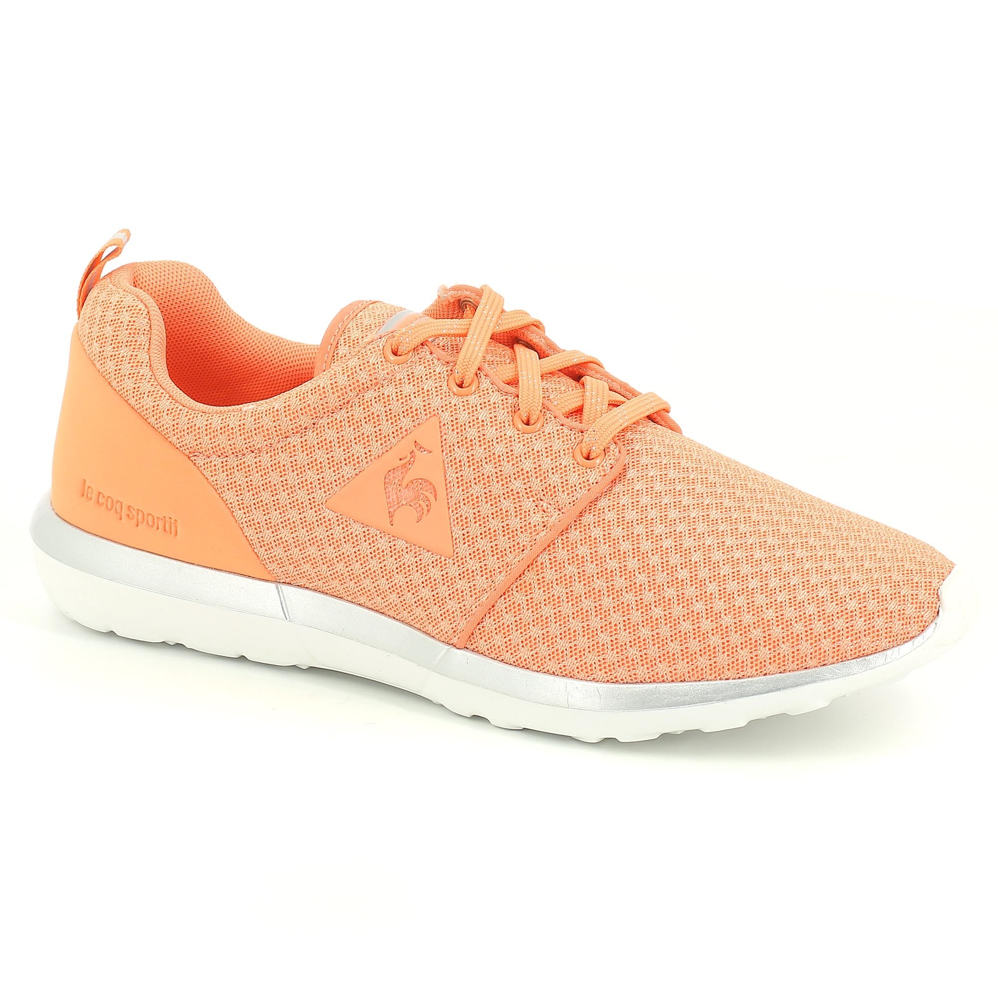 sneakers running le coq sportif dynacomf w feminine mesh metallic papaya Pantofi sport casual Pantofi Femei Tempo Stores Romania