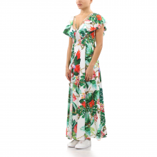 flower long dress