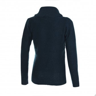w-maglia c/incroc.ml petrolio