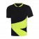 la logo ss t-shirt black/fluo yellow