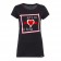 w t-shirt heart black